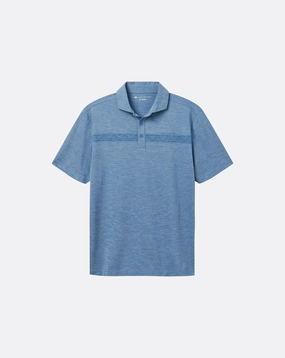 Everyday Comfort NoChafe Collar Lining Heater Pro Chest Stripe Polo