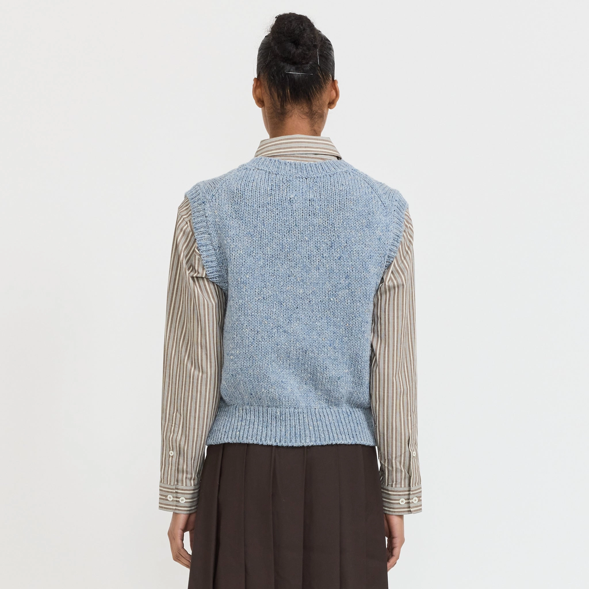 Lost My Sleeves Sweater Sky Breathable Stretch Fit