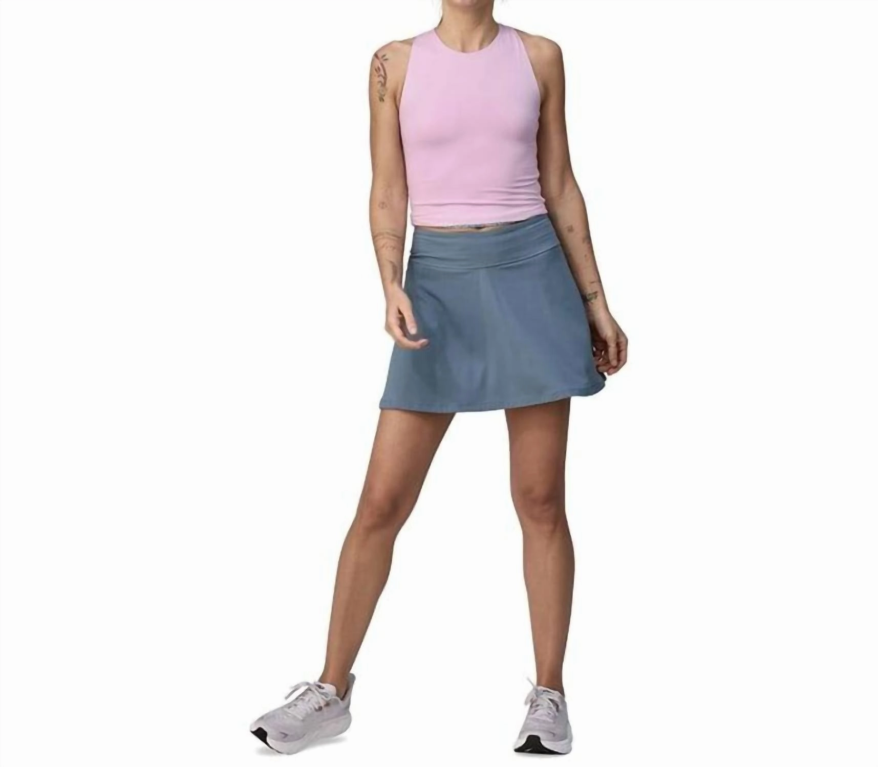 Secure Zipper Closure Women's Maipo Skort In Utility Blue