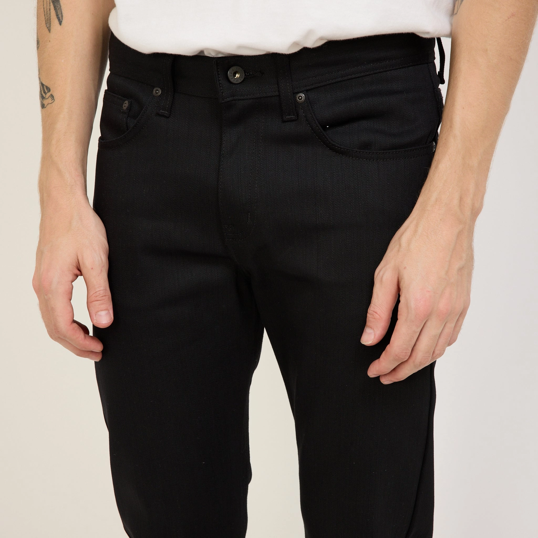 Weird Guy Black Power Stretch Relaxed Feel Minimalist Styling