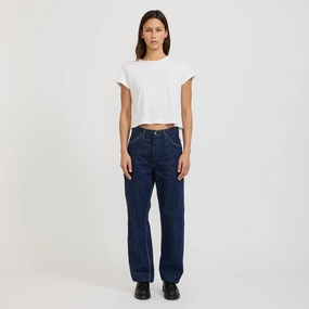 Comfy Streetwear Fan Music Event Stylish Touch Womens Painter Pants One Wash