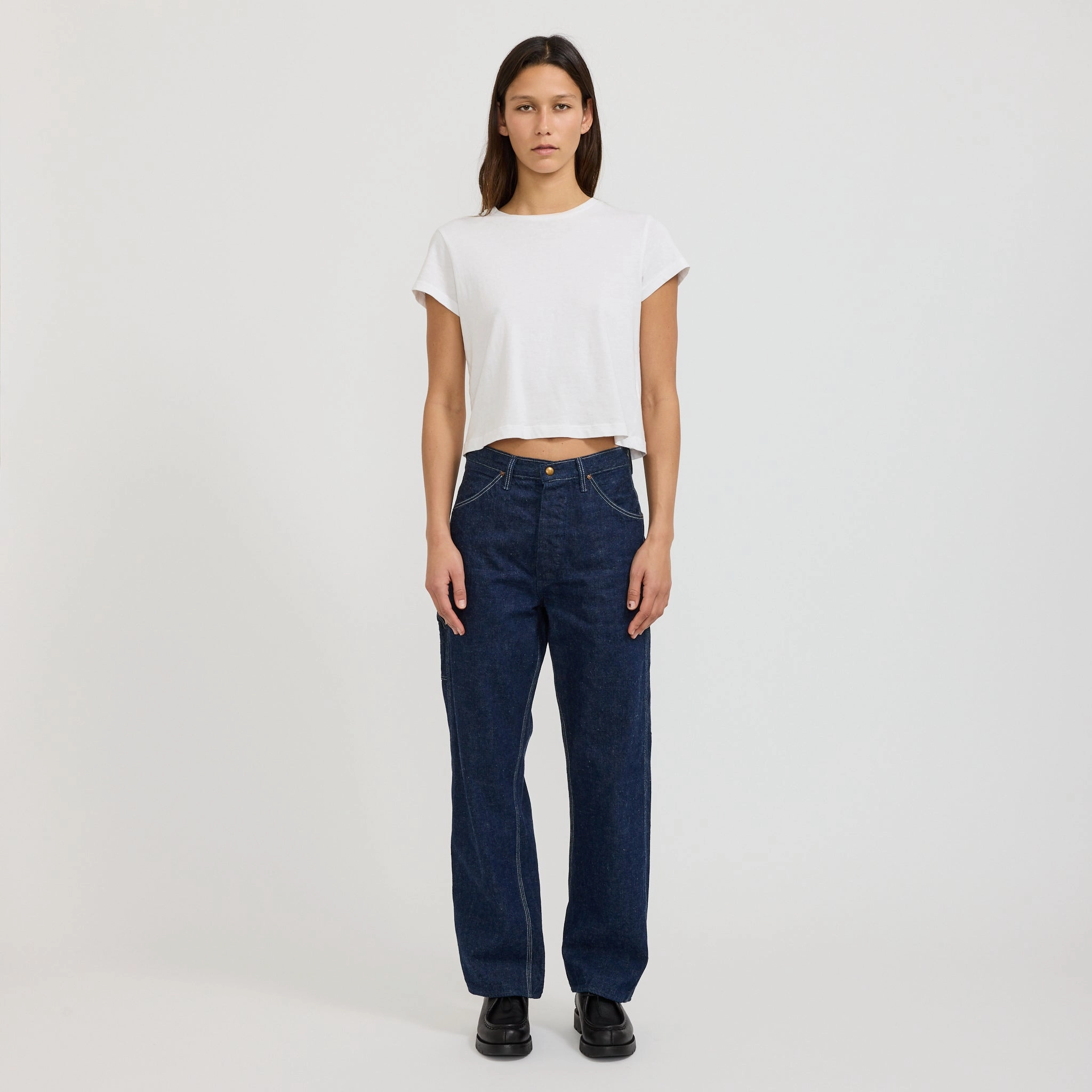 Comfy Streetwear Fan Music Event Stylish Touch Womens Painter Pants One Wash