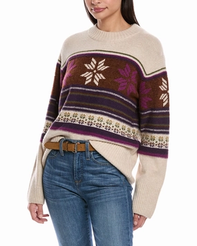 Faherty Snowdrift Wool-Blend Sweater Winter Style