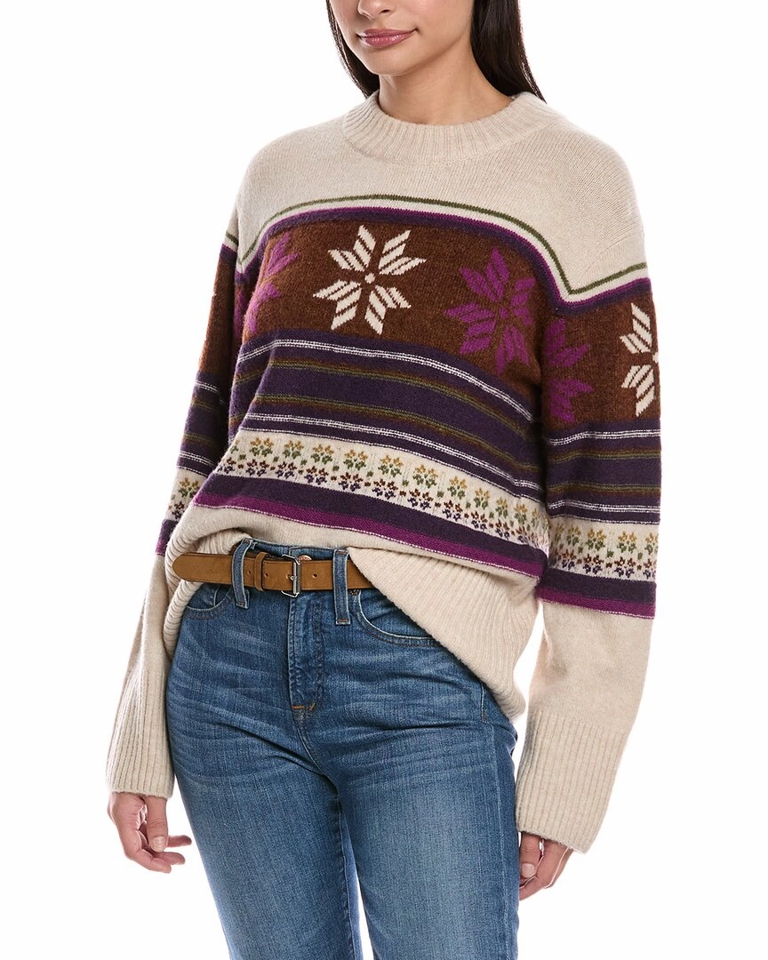 Faherty Snowdrift Wool-Blend Sweater Winter Style