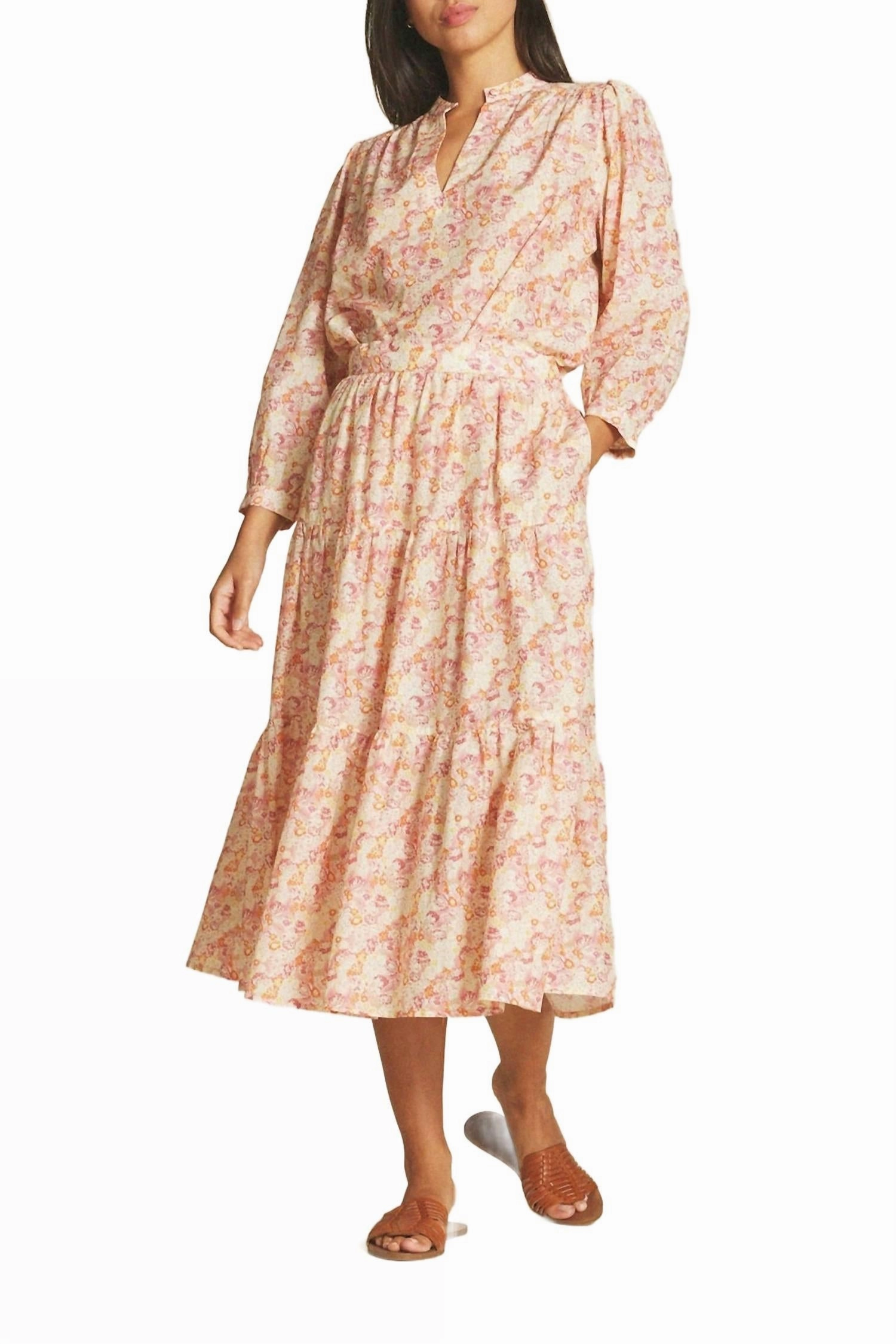 Makena Skirt In Pink Currant Neutral Tones Reinforced Hems