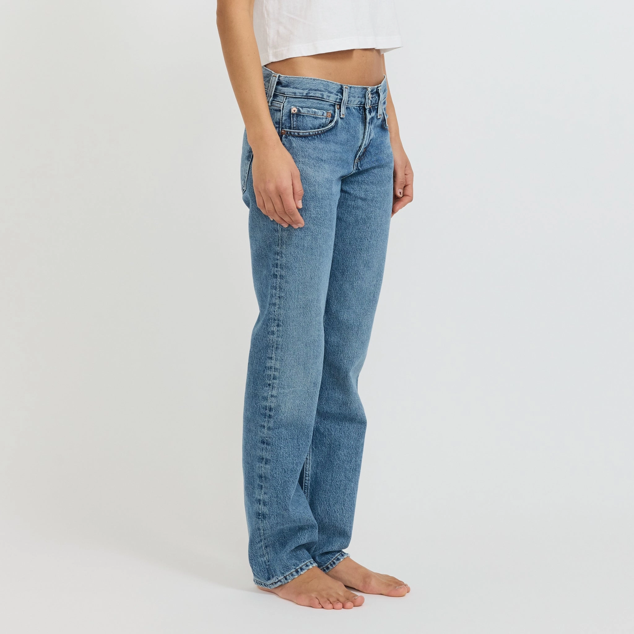 Polished Look Low Rise Slim Downtown