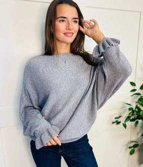 Grey Rochelle Jumper Knit Wearable
