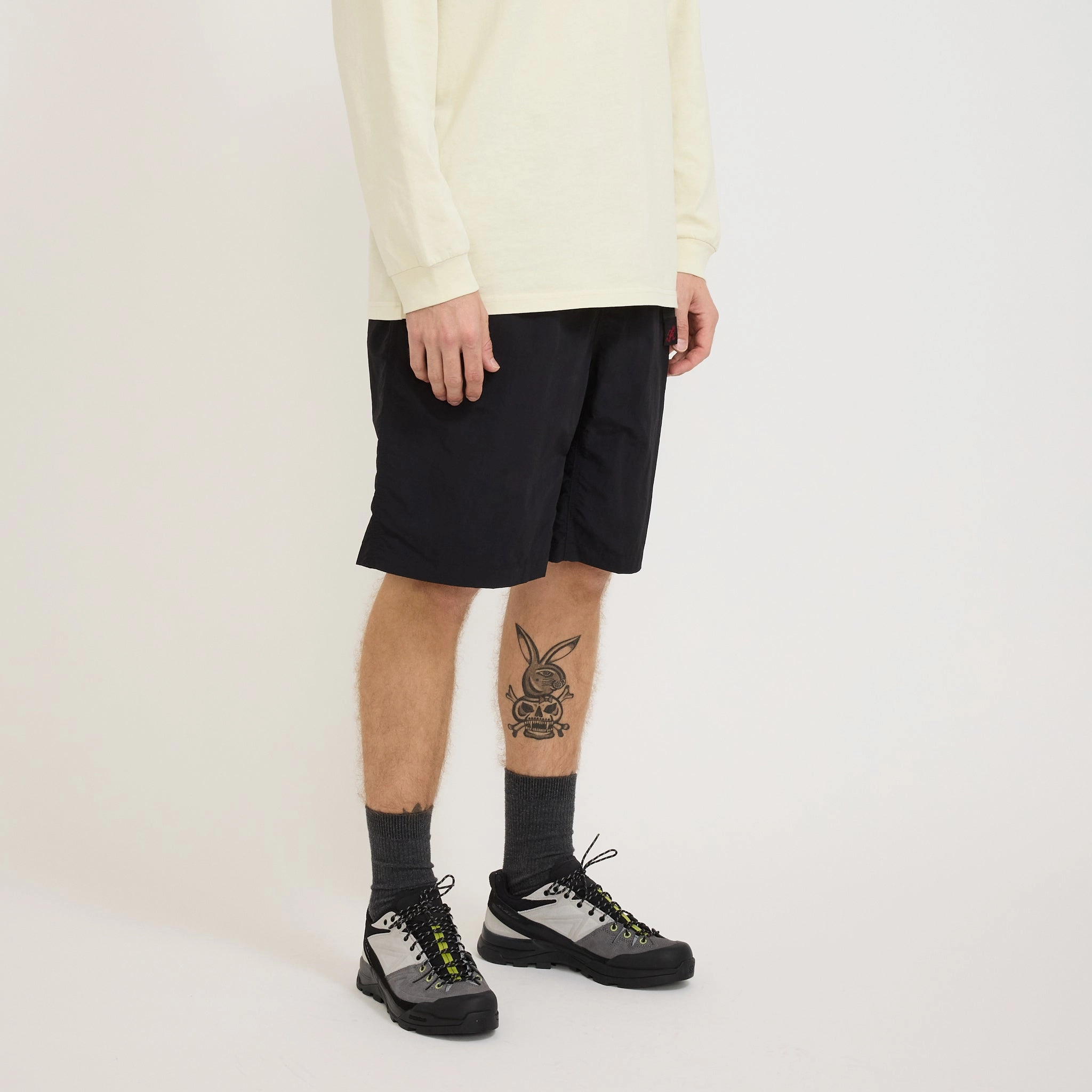 FoldableDesign Nylon Loose Short Black