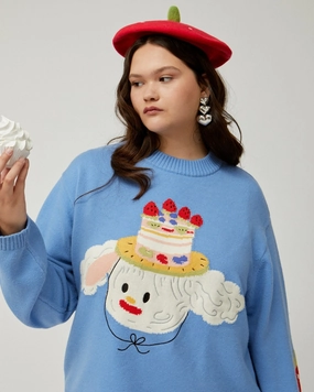 The Cake Hopper Sweater Effortless Knit Warm Fit