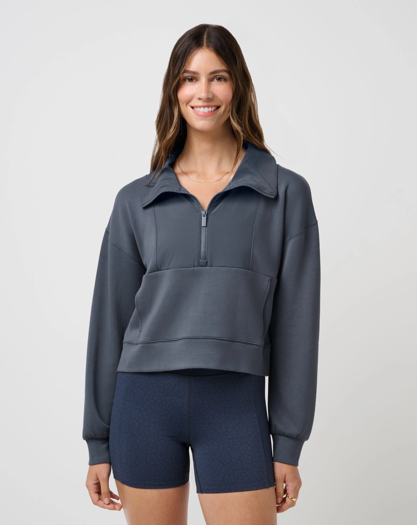 Skyloft Soft Perf Half Zip Flexible Movement