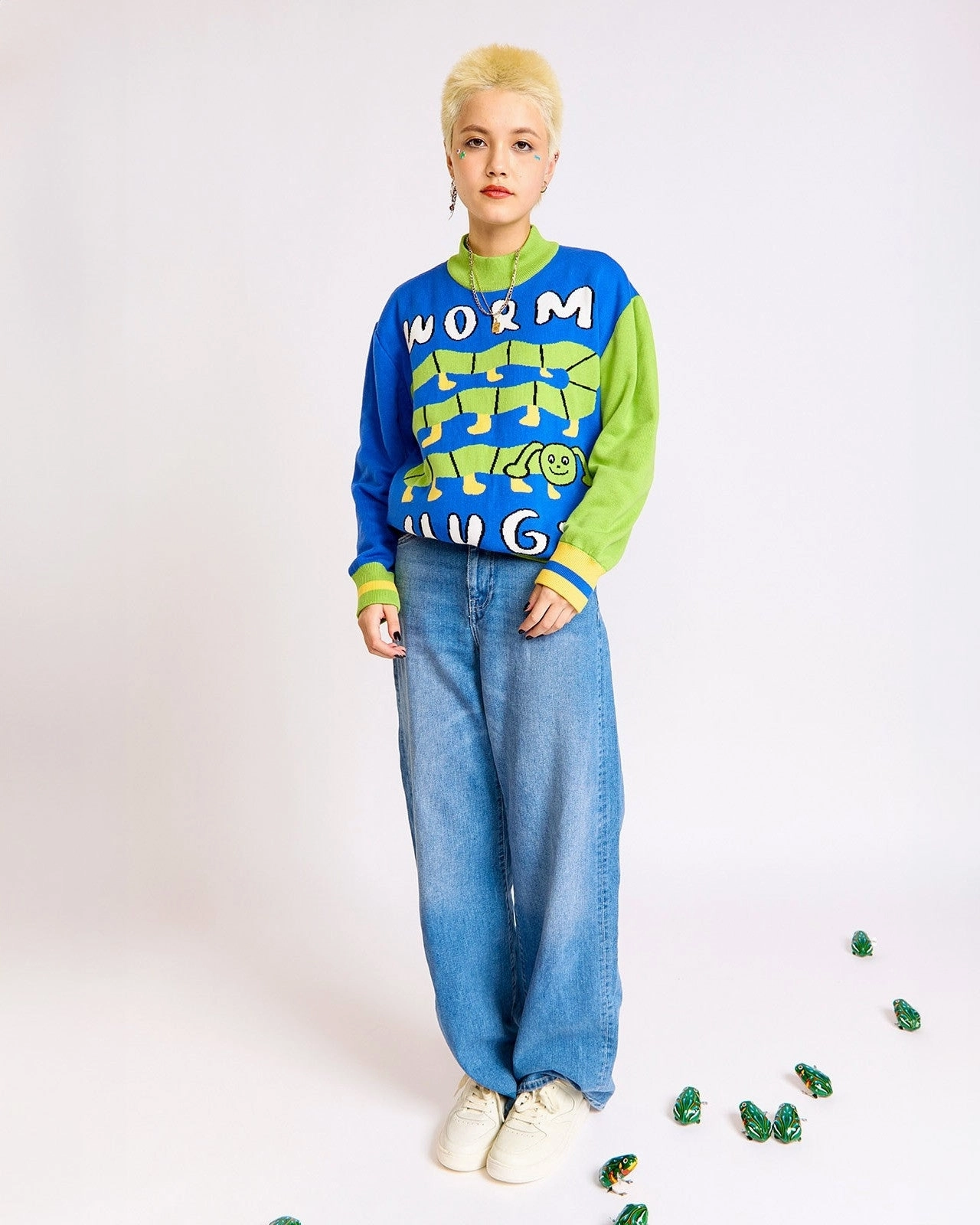 The Worm Hugs Sweater Layered Knitwear