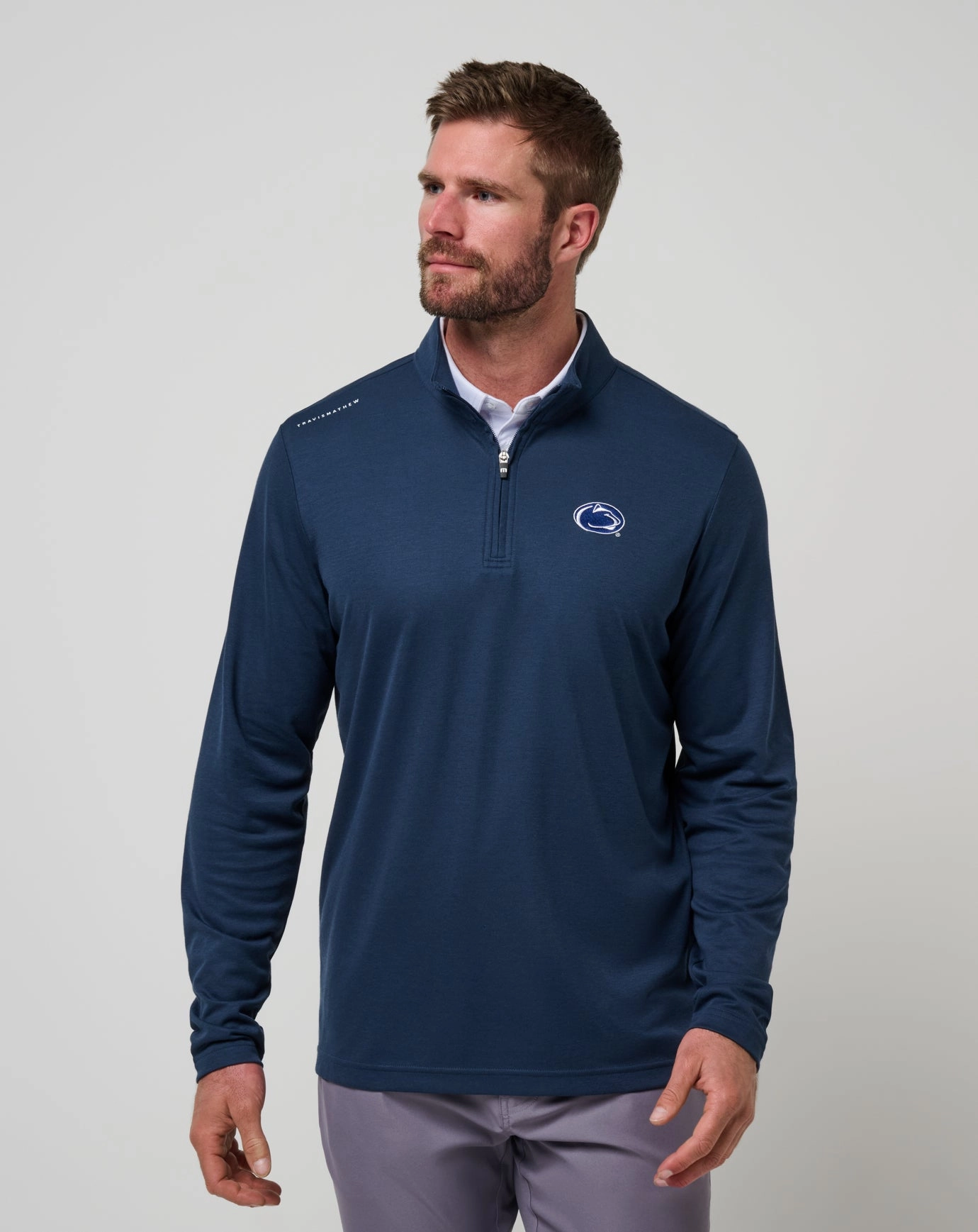 Snag Free Fabric Weekend Outing Wear PSU Time To Tailgate Quarter Zip