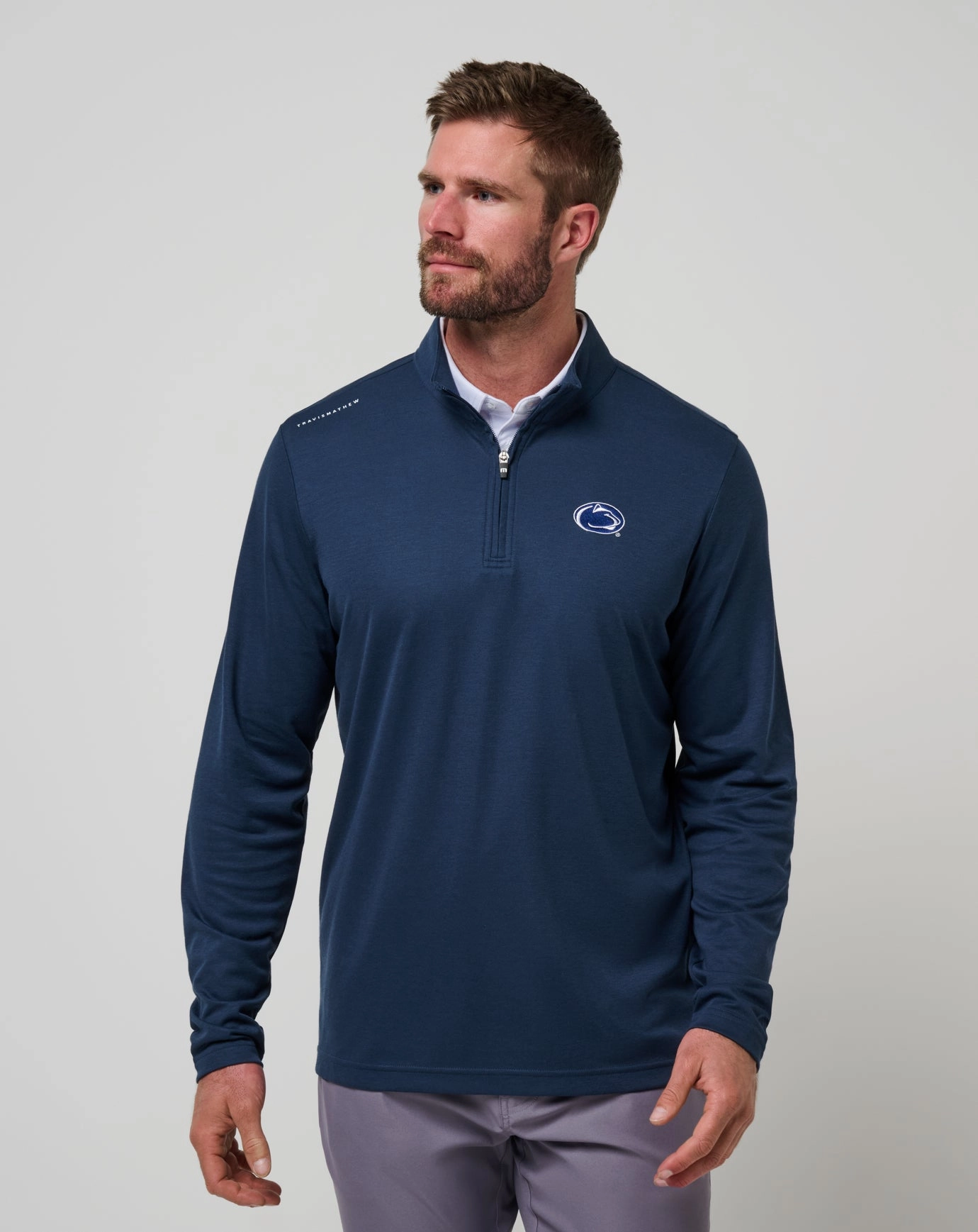 Fade Resistant Dye Method Logo Free Style PSU Time To Tailgate Quarter Zip