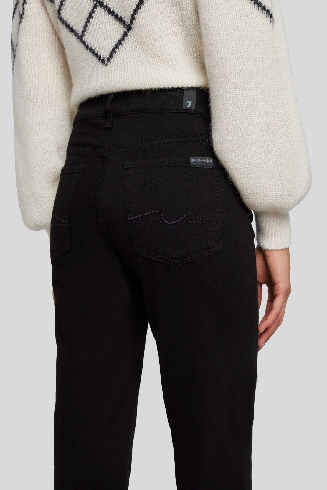 Spring Mood Outdoor Enthusiast Formal The Straight Crop Soho Night Jeans With Released Hem - Black