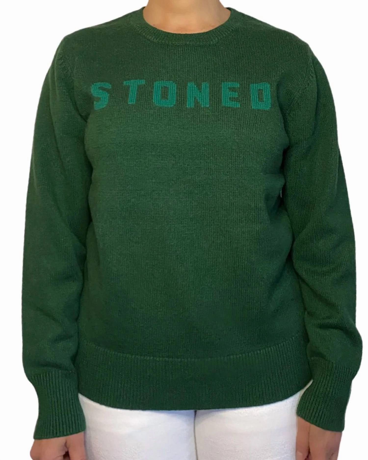 Stoned Sweater In Green Layering Fashion