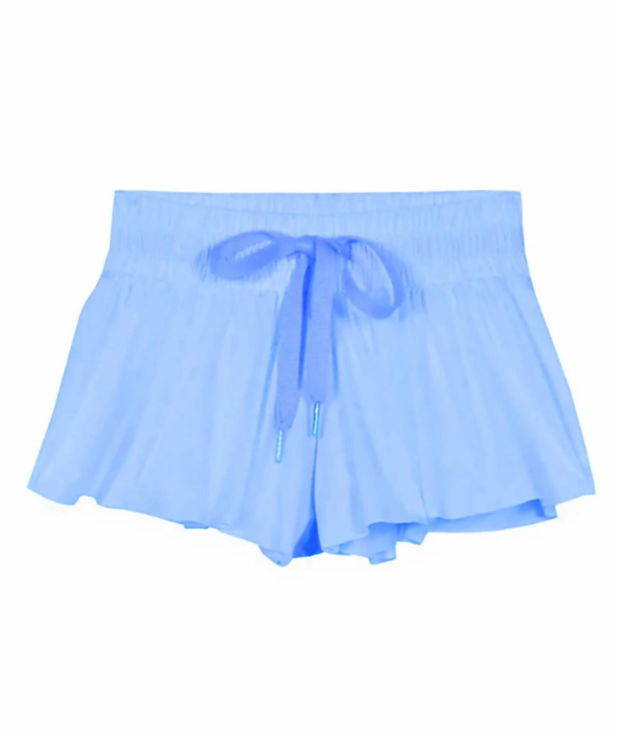 Junior's Farrah Shorts In Periwinkle Sun Protection Fit Design