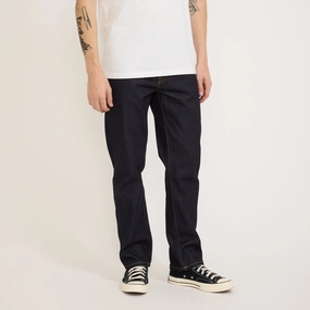 Gritty Jackson Dry Maze Selvage Modern Textured Zip Fly Closure