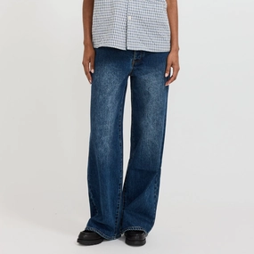 Womens Wale Jeans 70s Wash Loose High Quality Morning Stroll