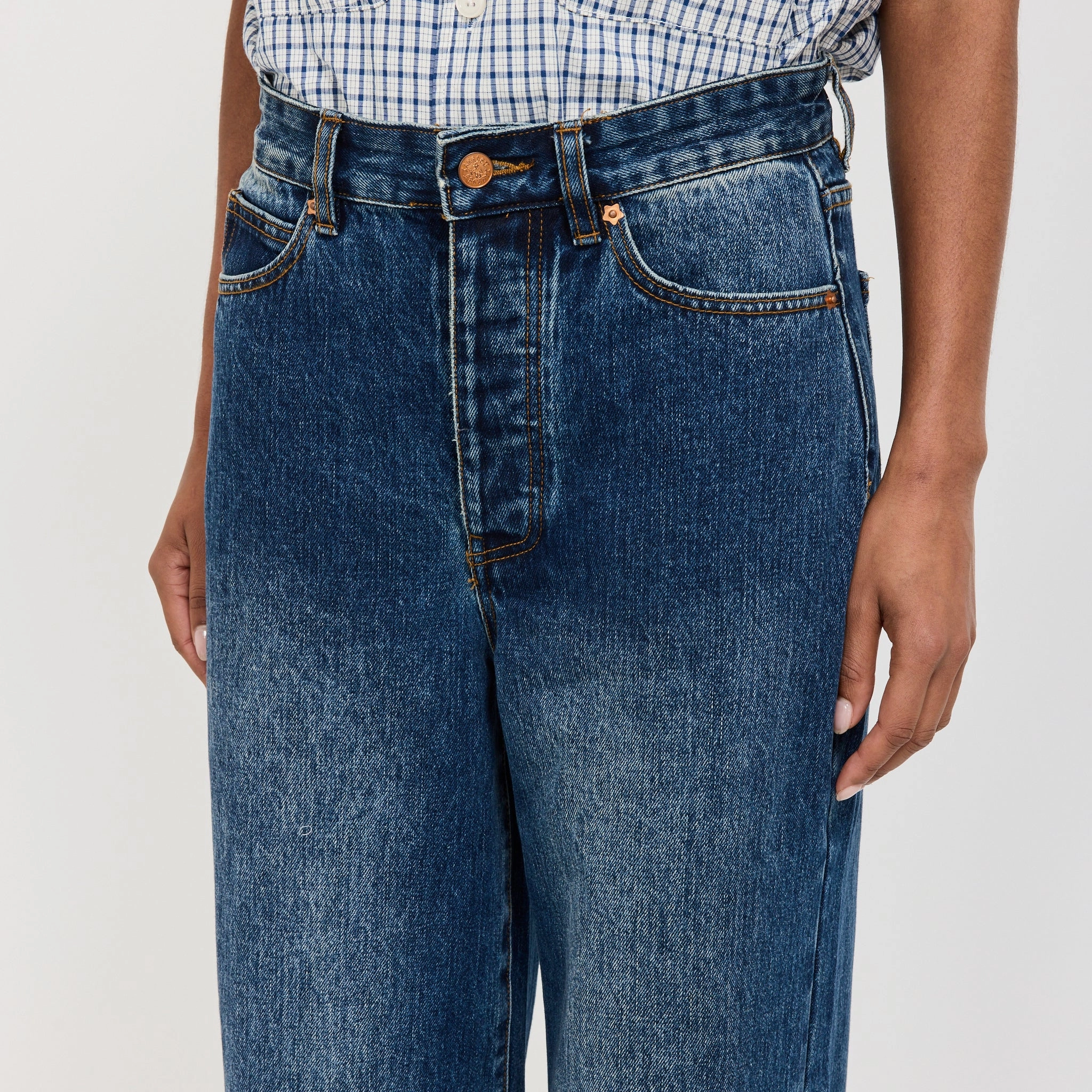 Vintage Lover Teen Outfit Womens Wale Jeans 70s Wash