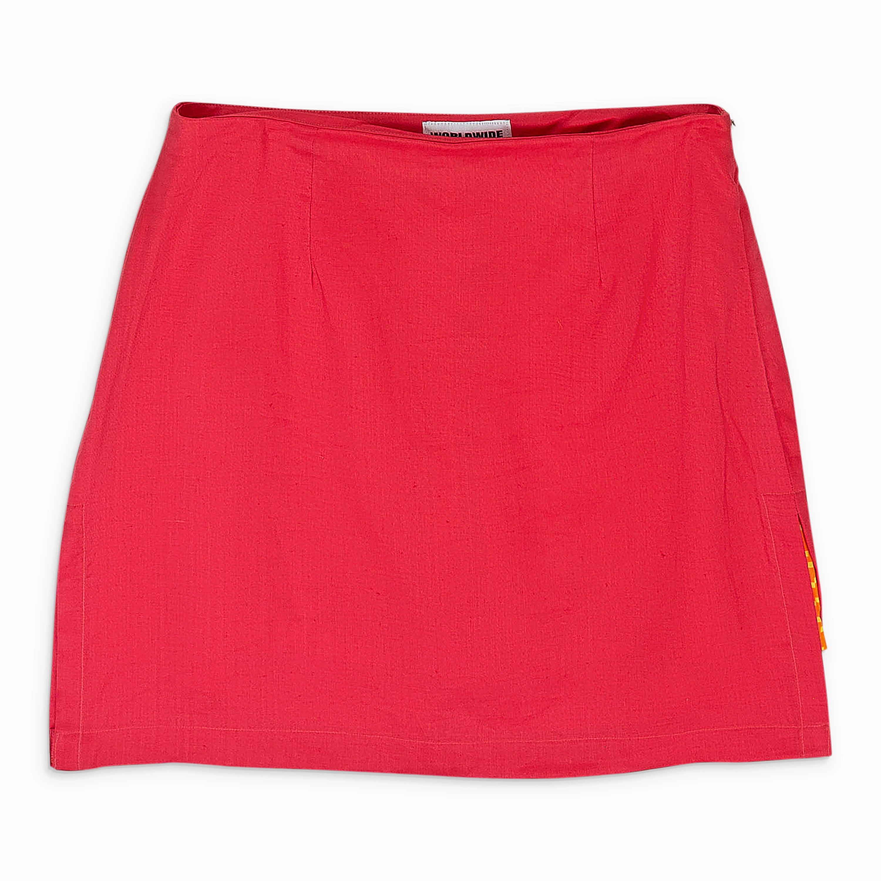 Summer Wardrobe World Wide Ltd Neon Corals Skort - Red/Orange