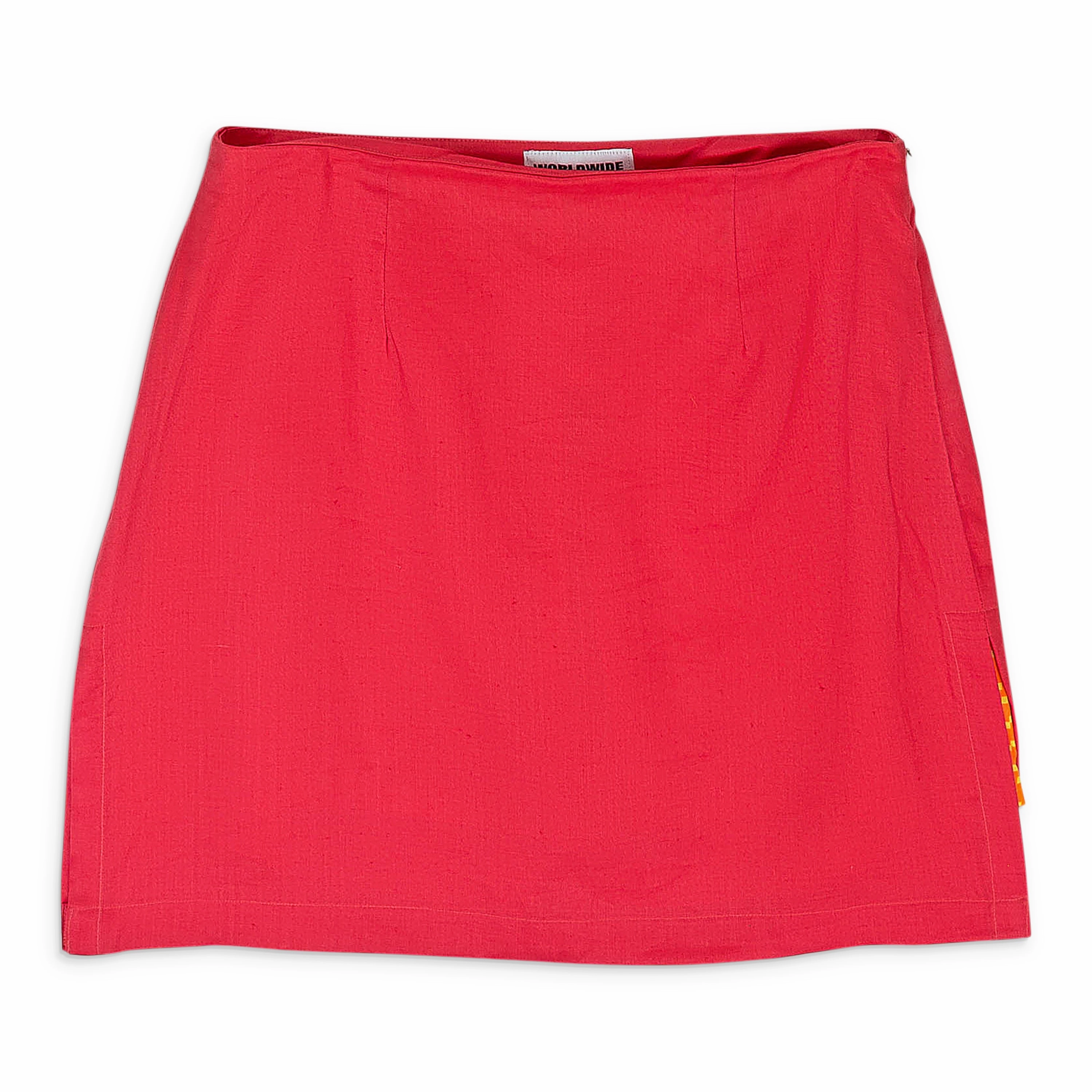 World Wide Ltd Neon Corals Skort - Red/Orange cargo style