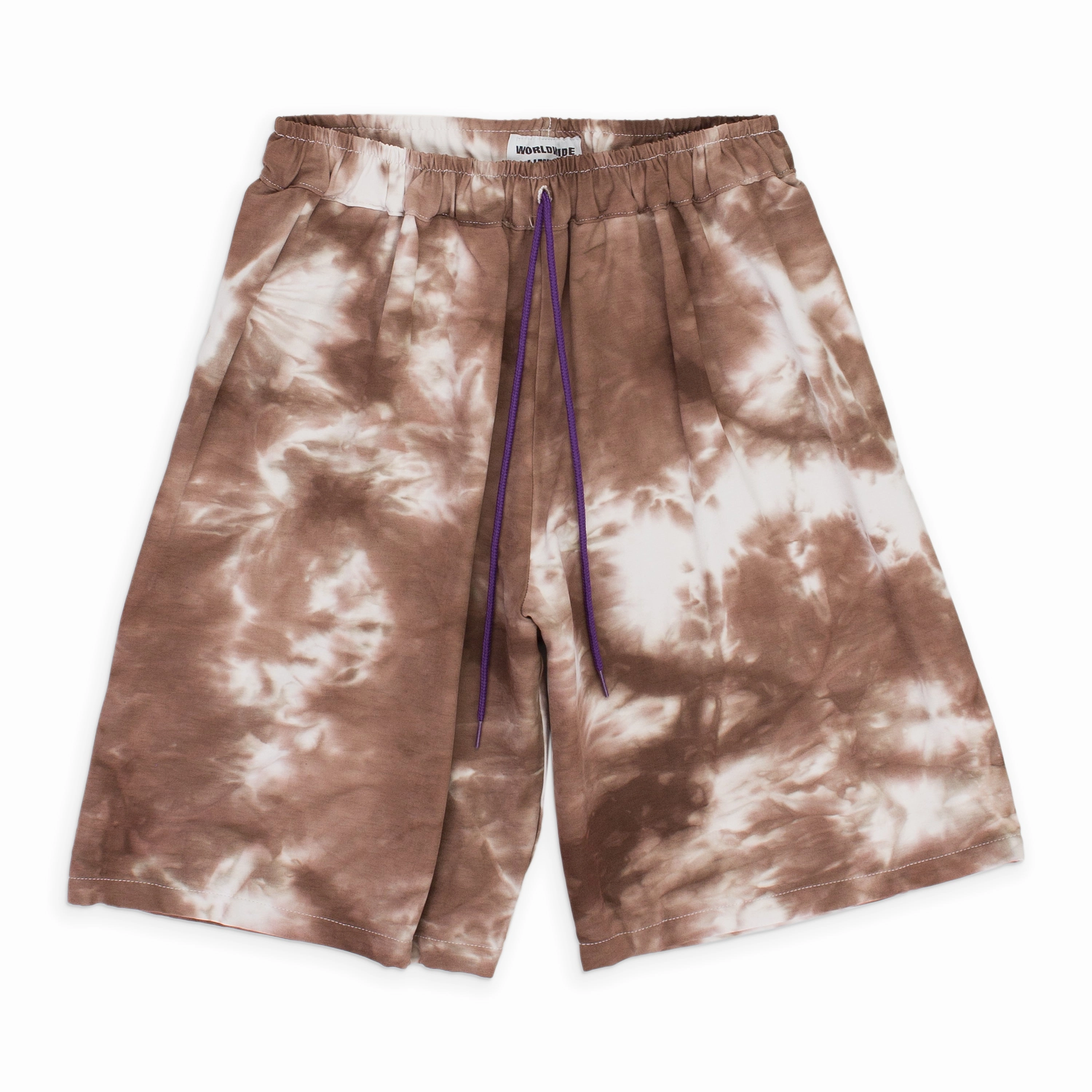 SUMMER CRUSH BROWN SHORTS Adjustable Drawcord