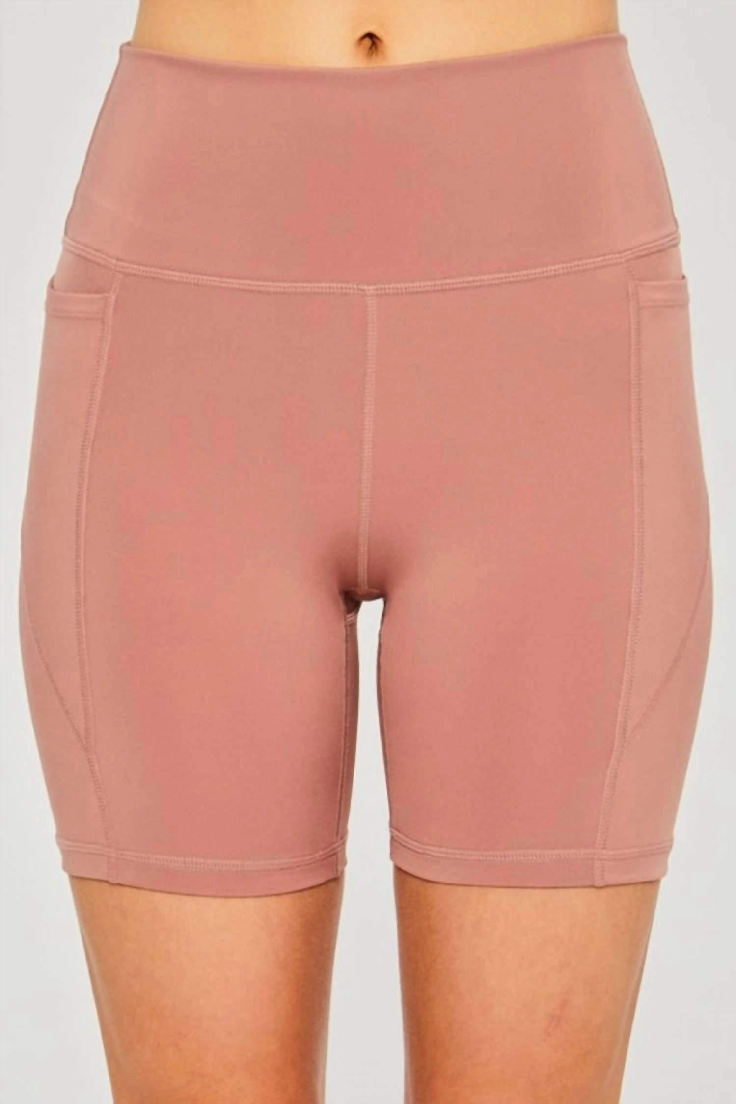 Active Legging Athletic Shorts In Clay Warm Vibe