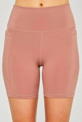 Active Legging Athletic Shorts In Clay Warm Vibe