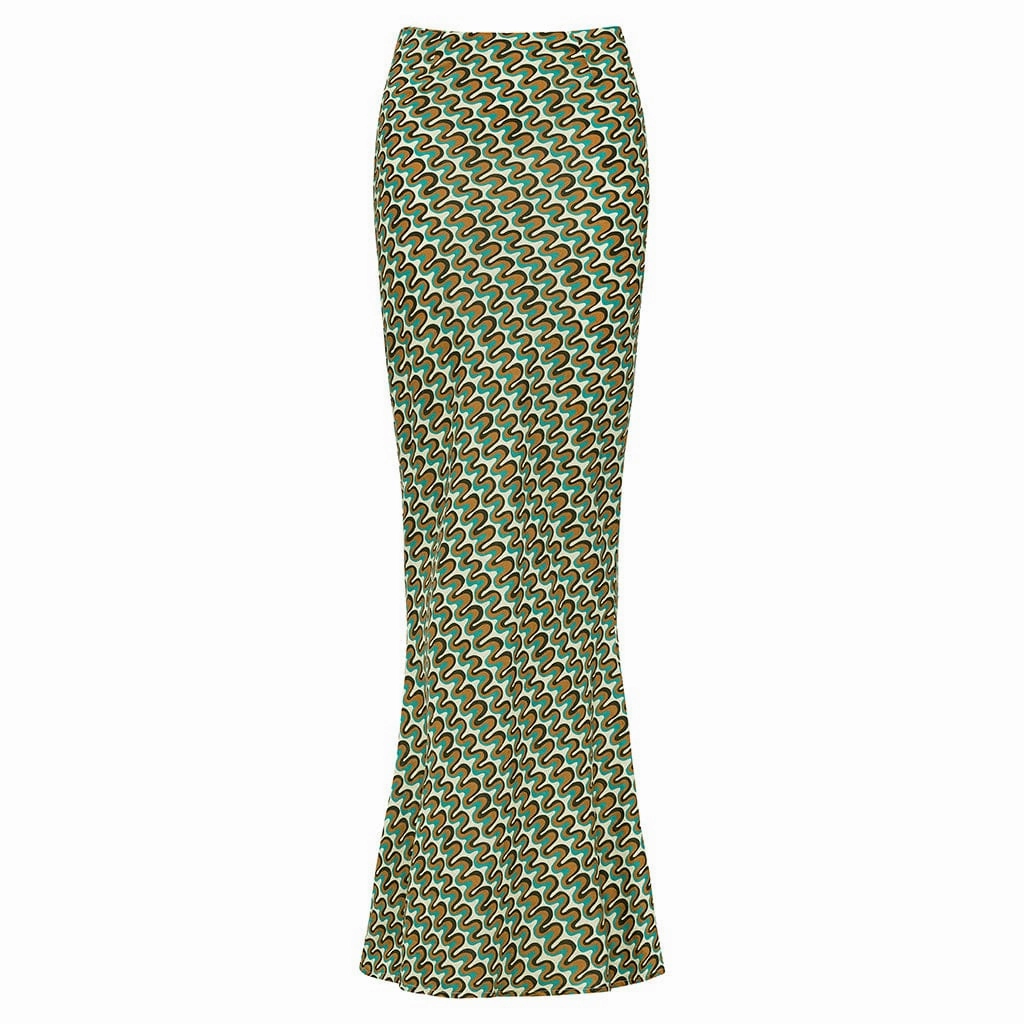 Groovy Natalia Skirt Minimalist fashion Double Stitched