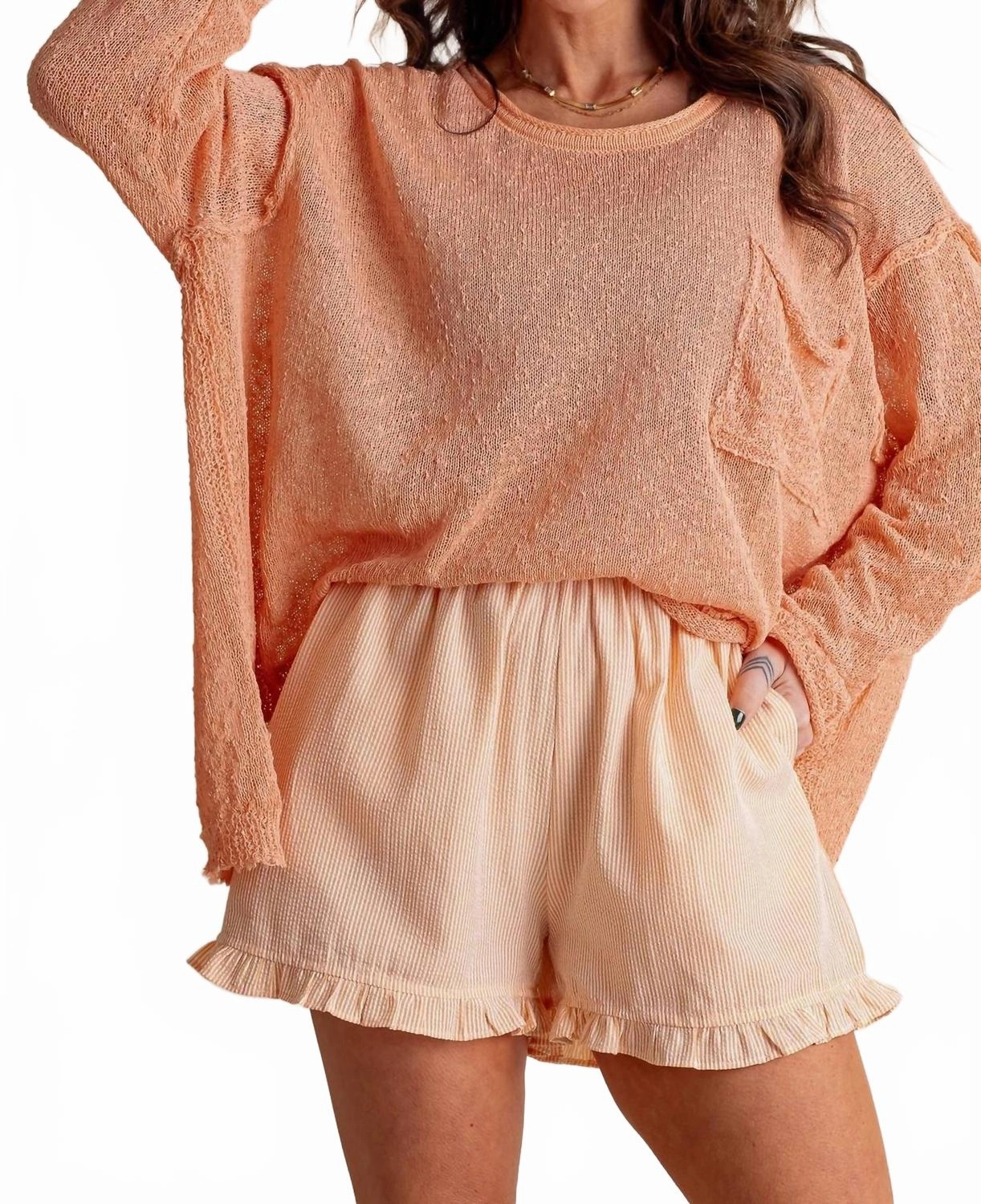 Sunset Stripe Short In Multi AbrasionResistant