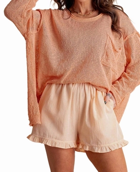 Festival wear corduroy shorts Sunset Stripe Short In Multi