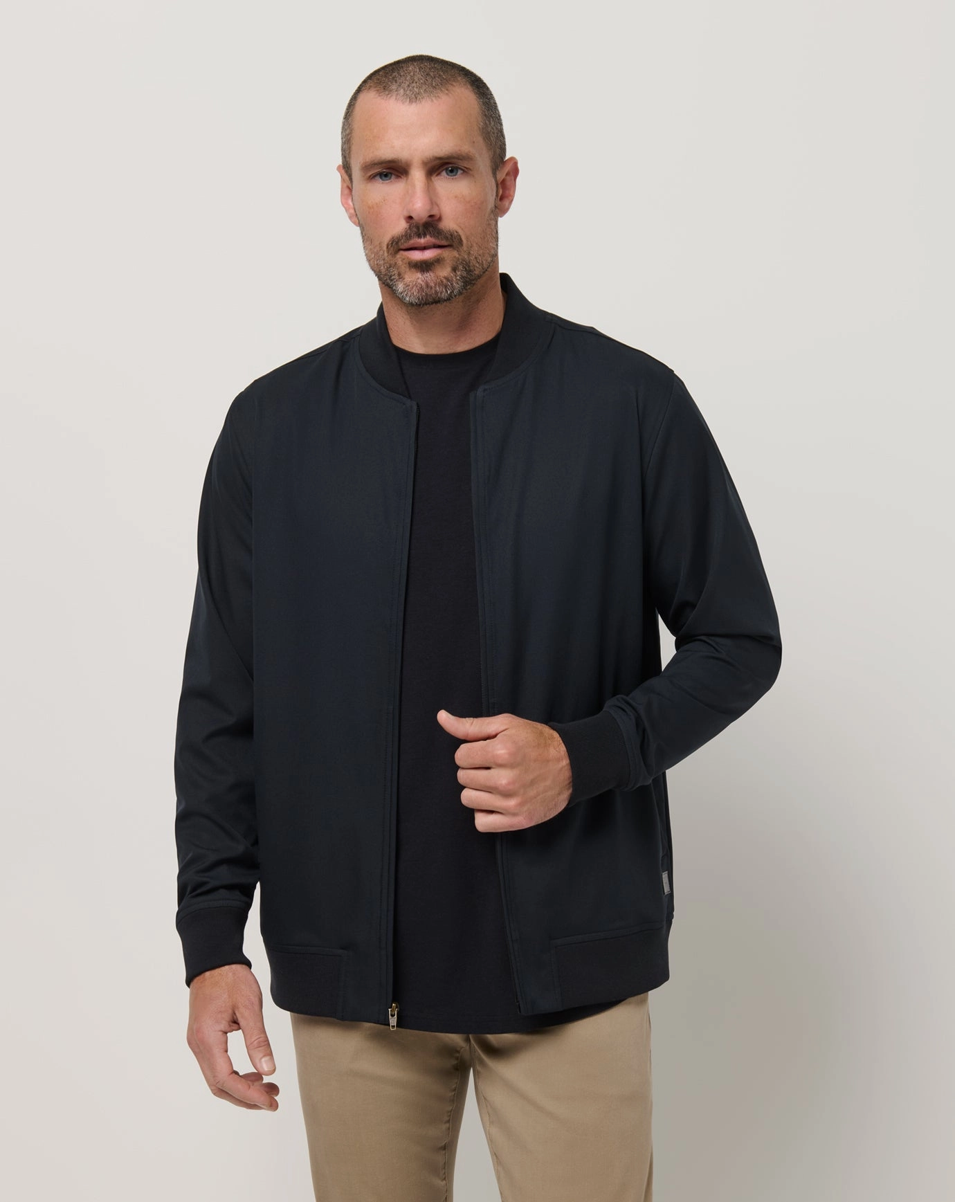 Anti Pilling Textile Polished Casual Highway Men Jacket