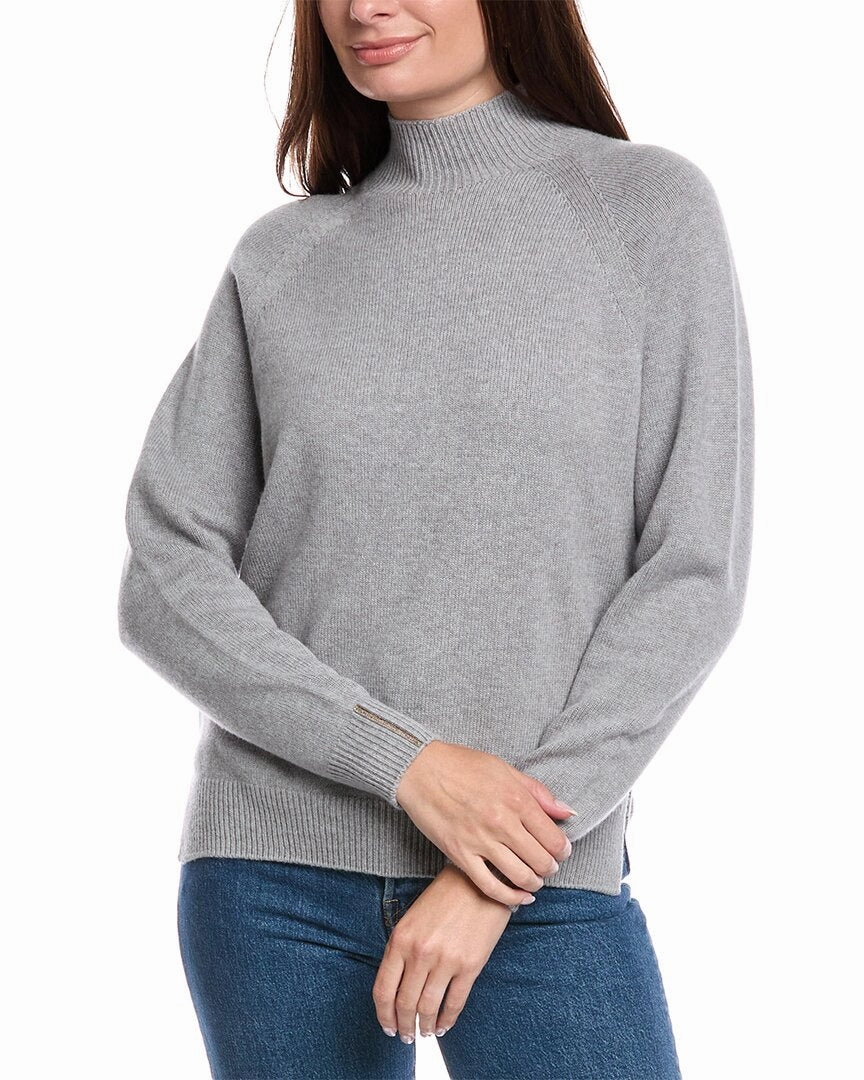 soft fit Peserico Wool, Silk, & Cashmere-Blend Sweater