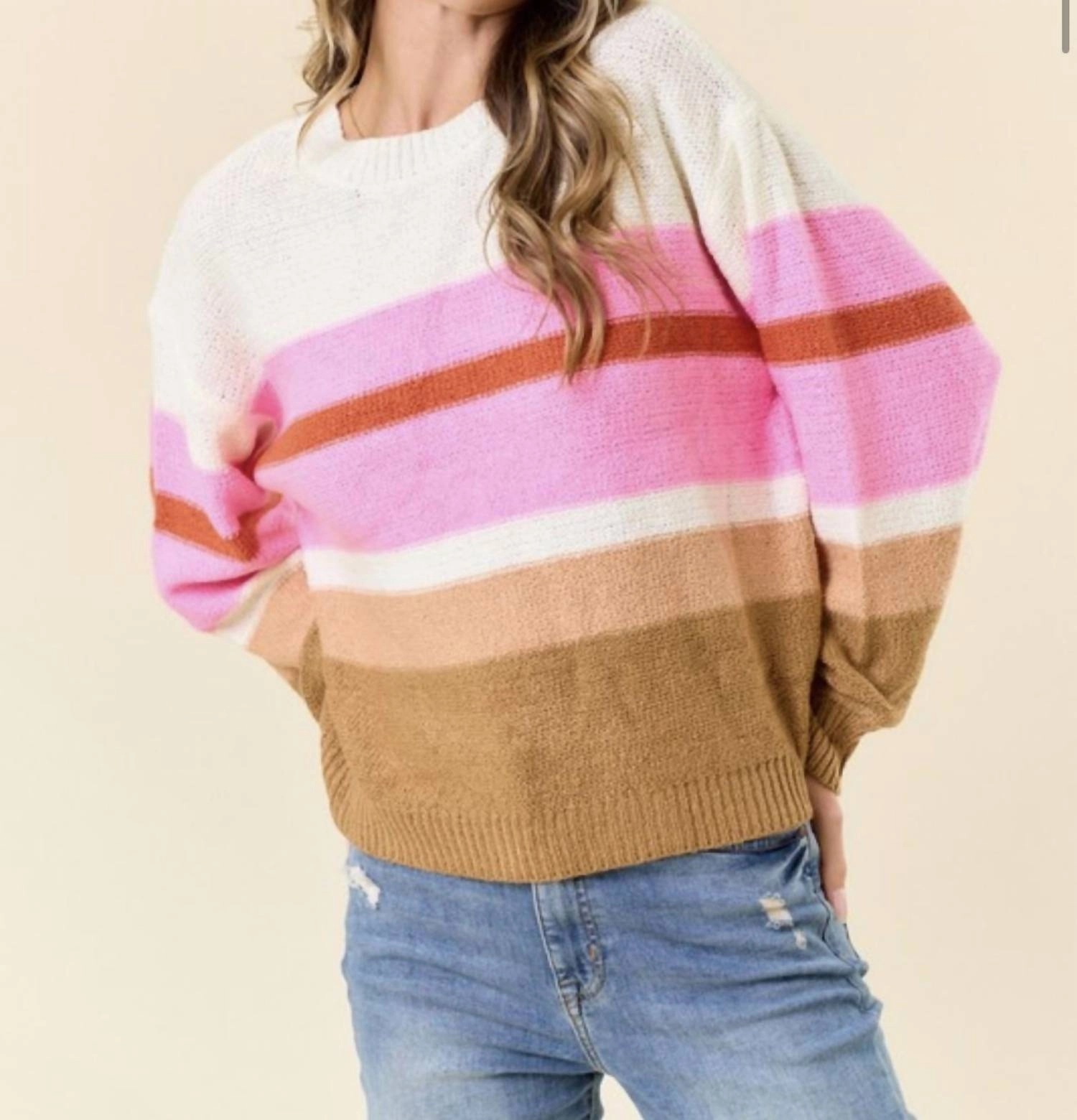 Seasonal Essentials Abrasion Resistant Seams Let's Get Lost Sweater In Multi