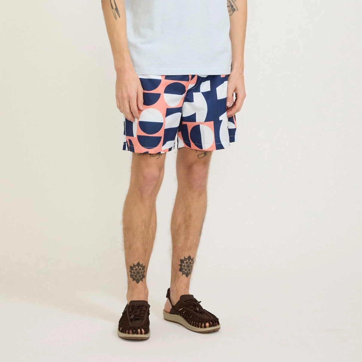 Swimshorts Moon Print DP MeshVentilation