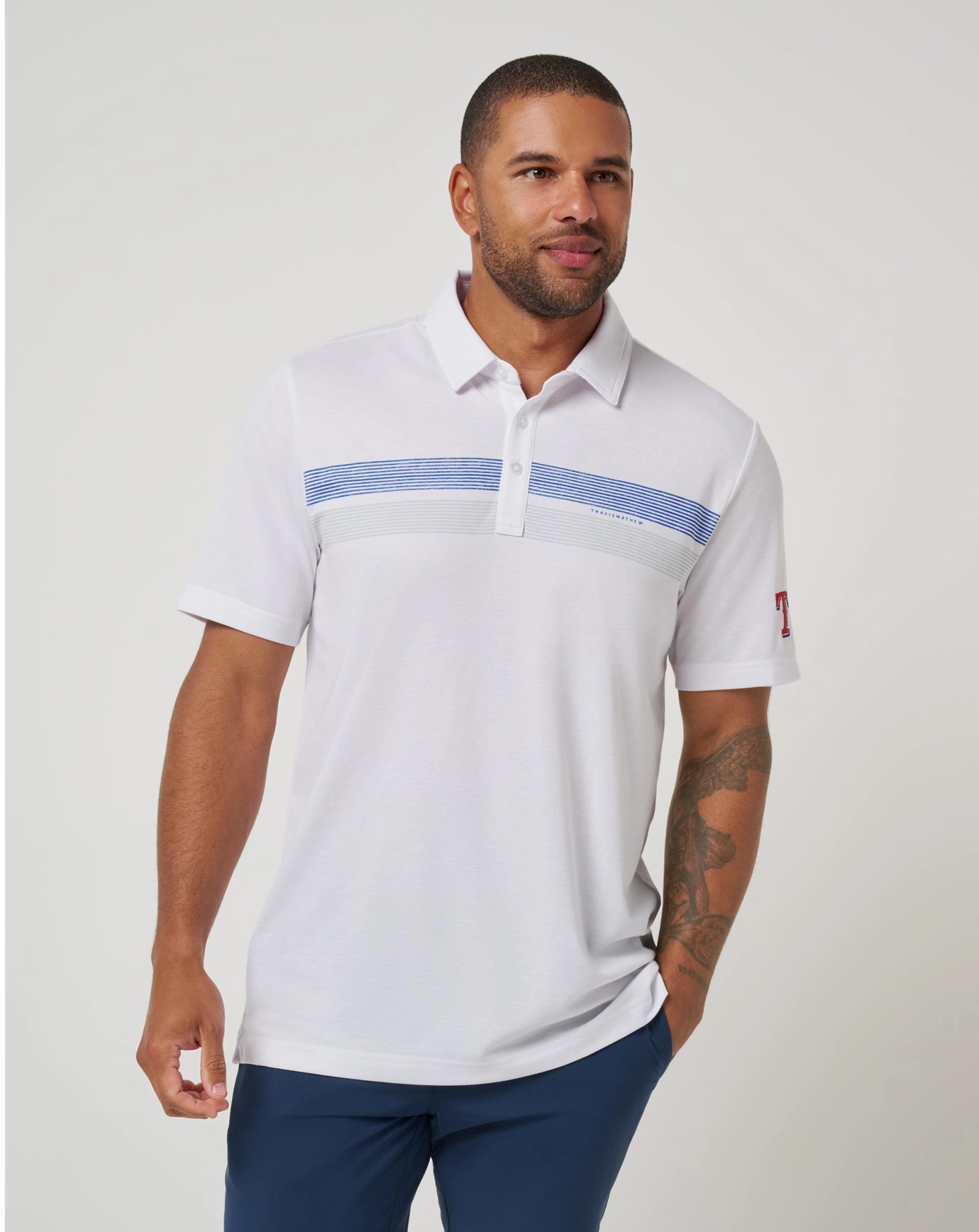 Stylish Shirt Texas Rangers Top Recruit Polo