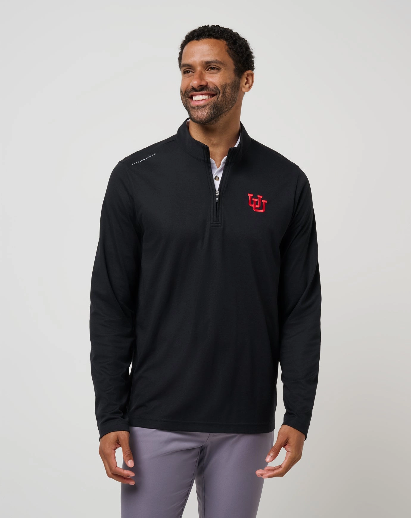 Reinforced Elbow Panels Utah Time To Tailgate Quarter Zip
