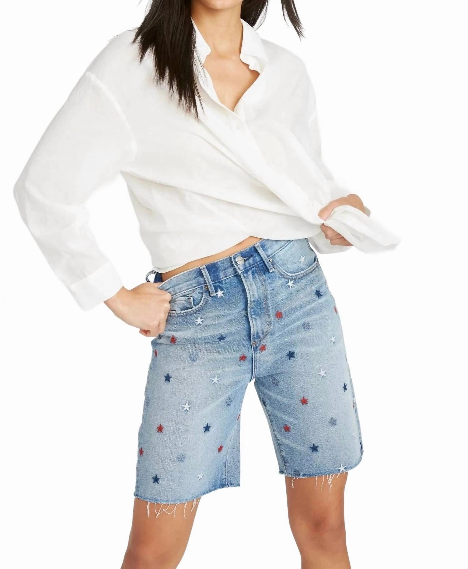 Driftwood Bermuda Short In Starry Eyed Daily Wear Anti Pilling Surface