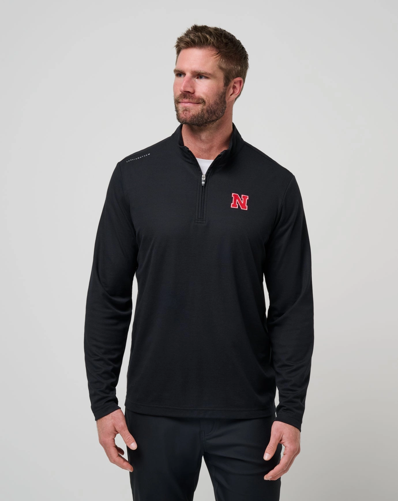 Non Bulky Insulation Abrasion Proof Shoulders Nebraska Time To Tailgate Quarter Zip