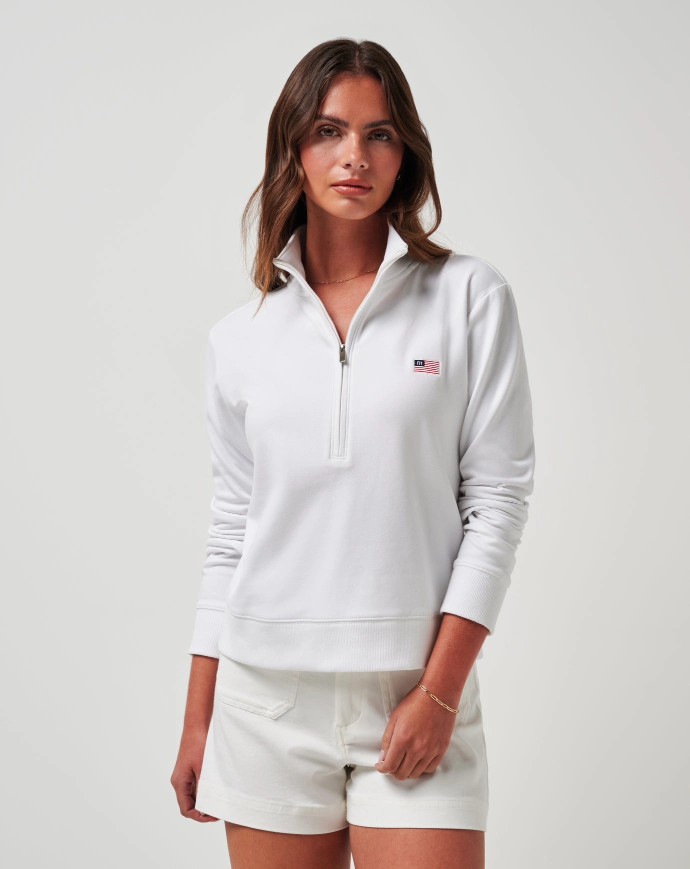 Classic Crew Neck Tasmin Half Zip