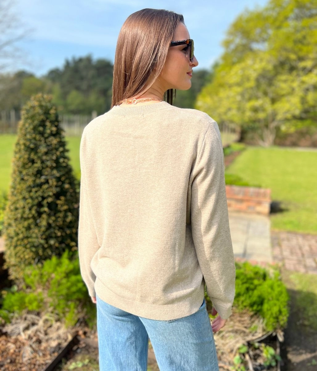 Snug Layer Seasonal piece Taupe Recycled Blend Jumper