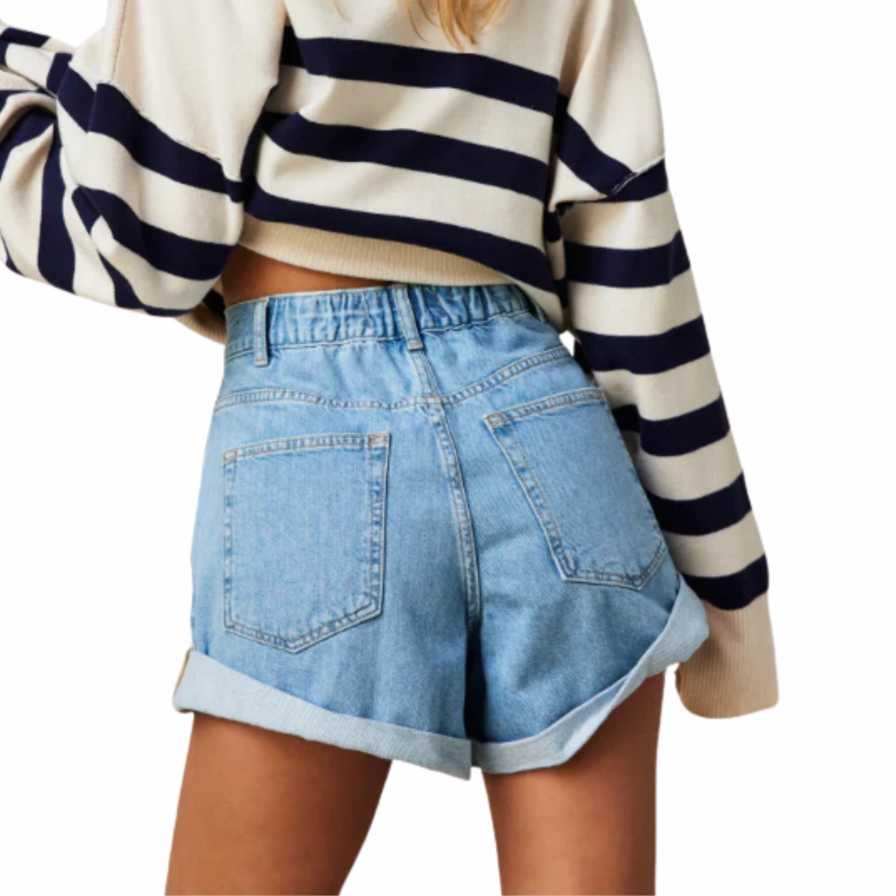 Solid Choice Heavy Duty Zipper Mechanism Danni Short Open Sky