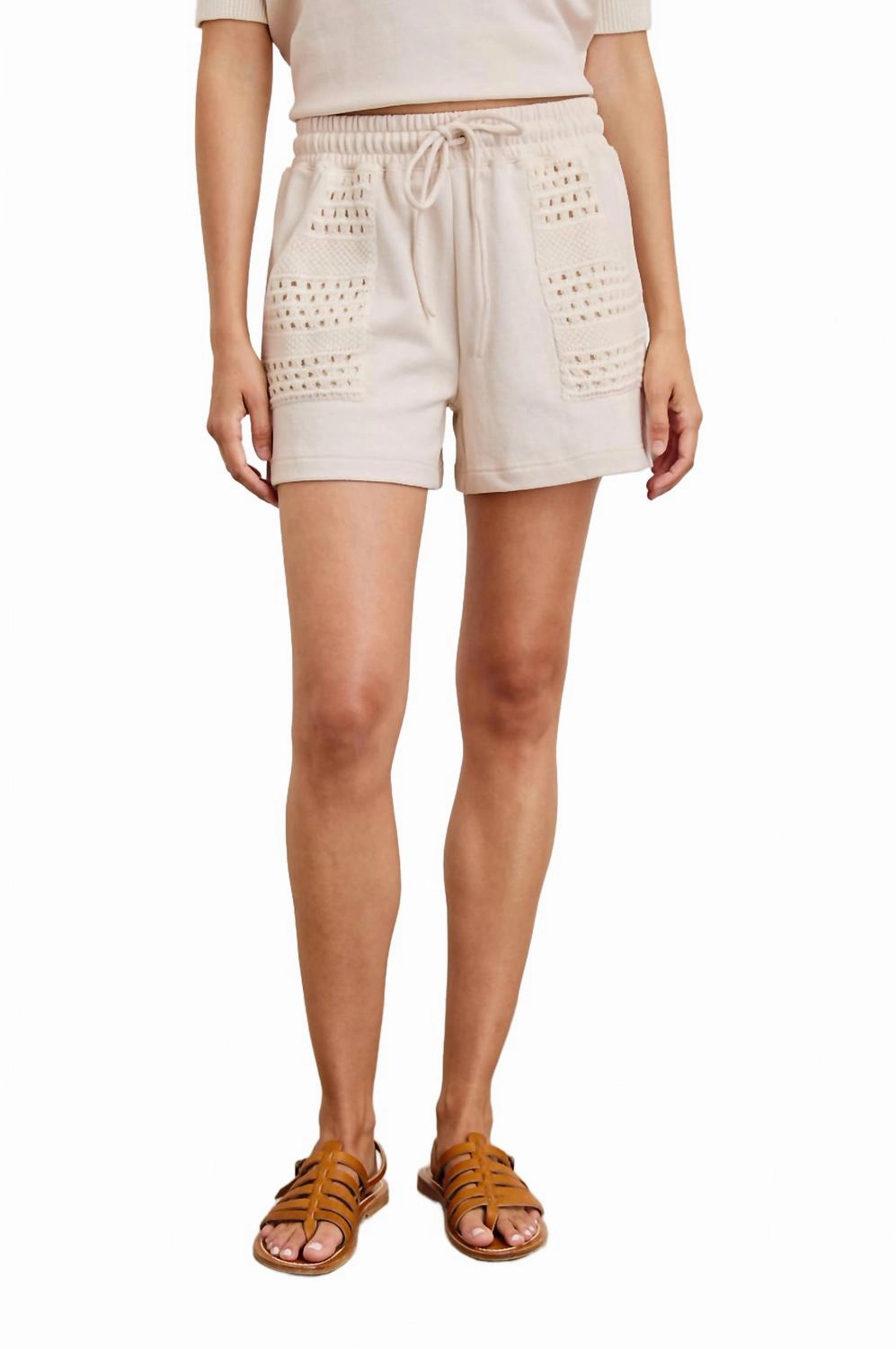 Eddie Lounge Shorts In Oat AntiOdorTreatment Run Ready