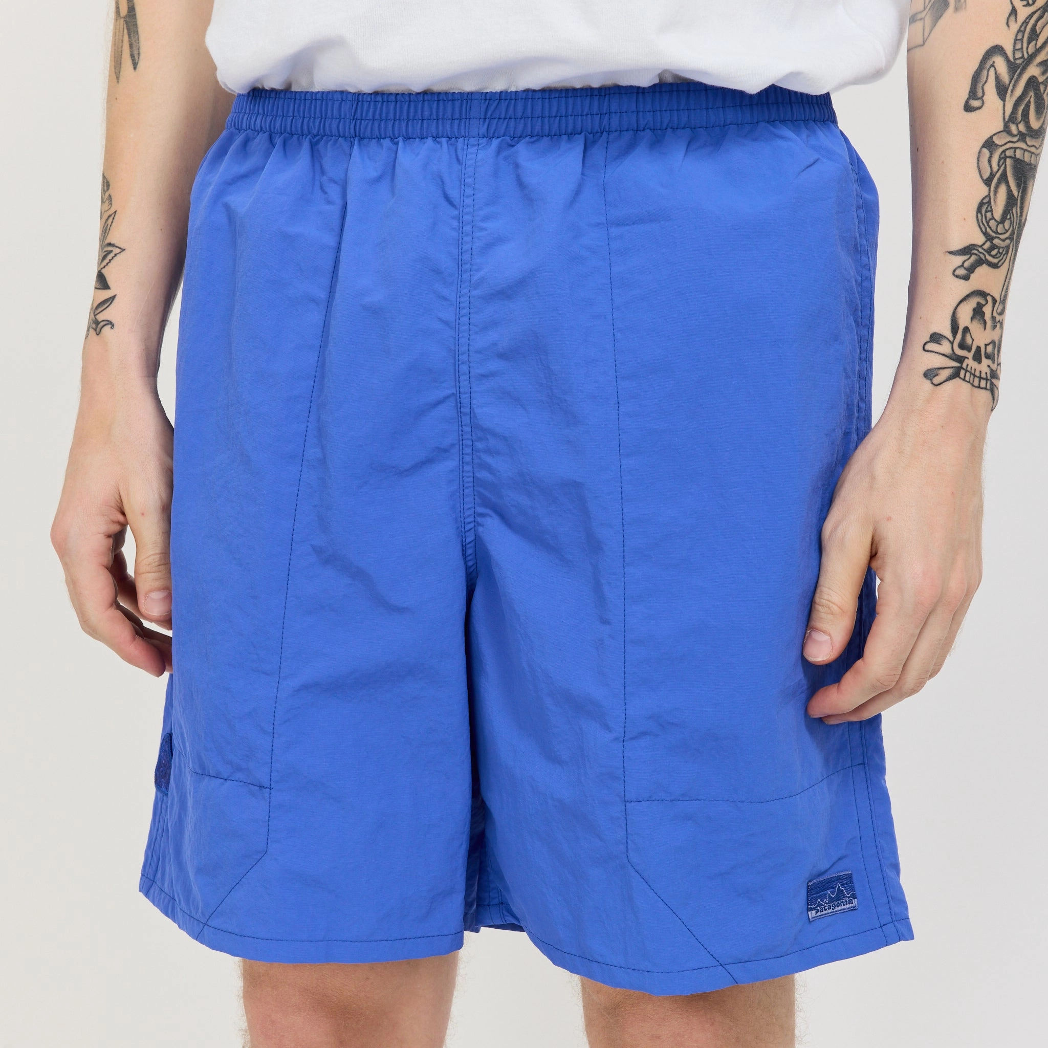 swimming suit alternative school clothing Baggies Longs - 7 in. Eddy Blue