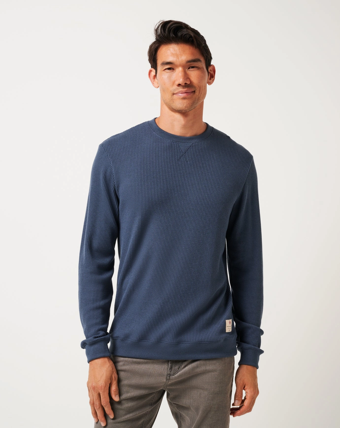 Nonrev Long Sleeve Crew Comfy Knit Look