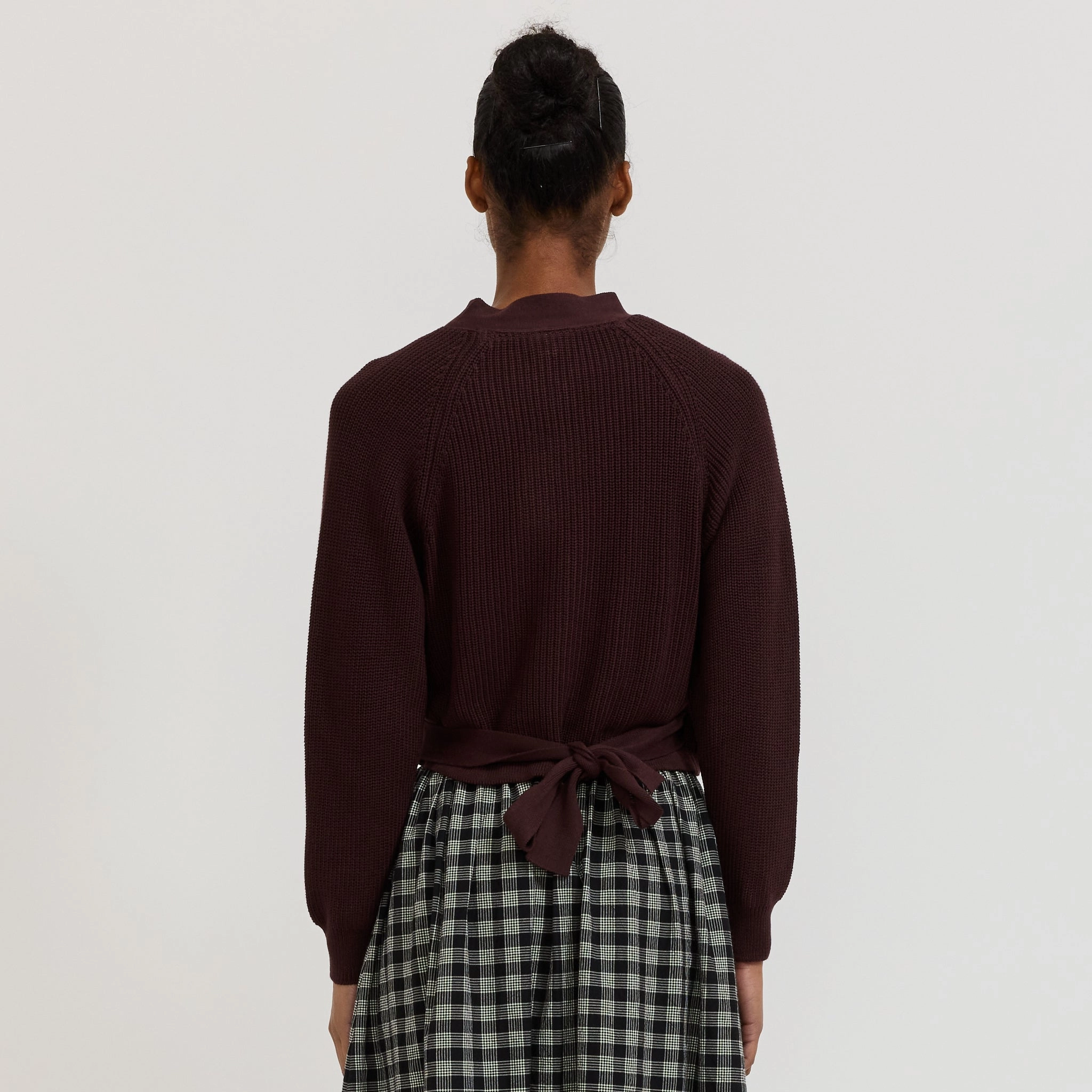 Chilly Day Knitwear Composure Cardigan Mahogany