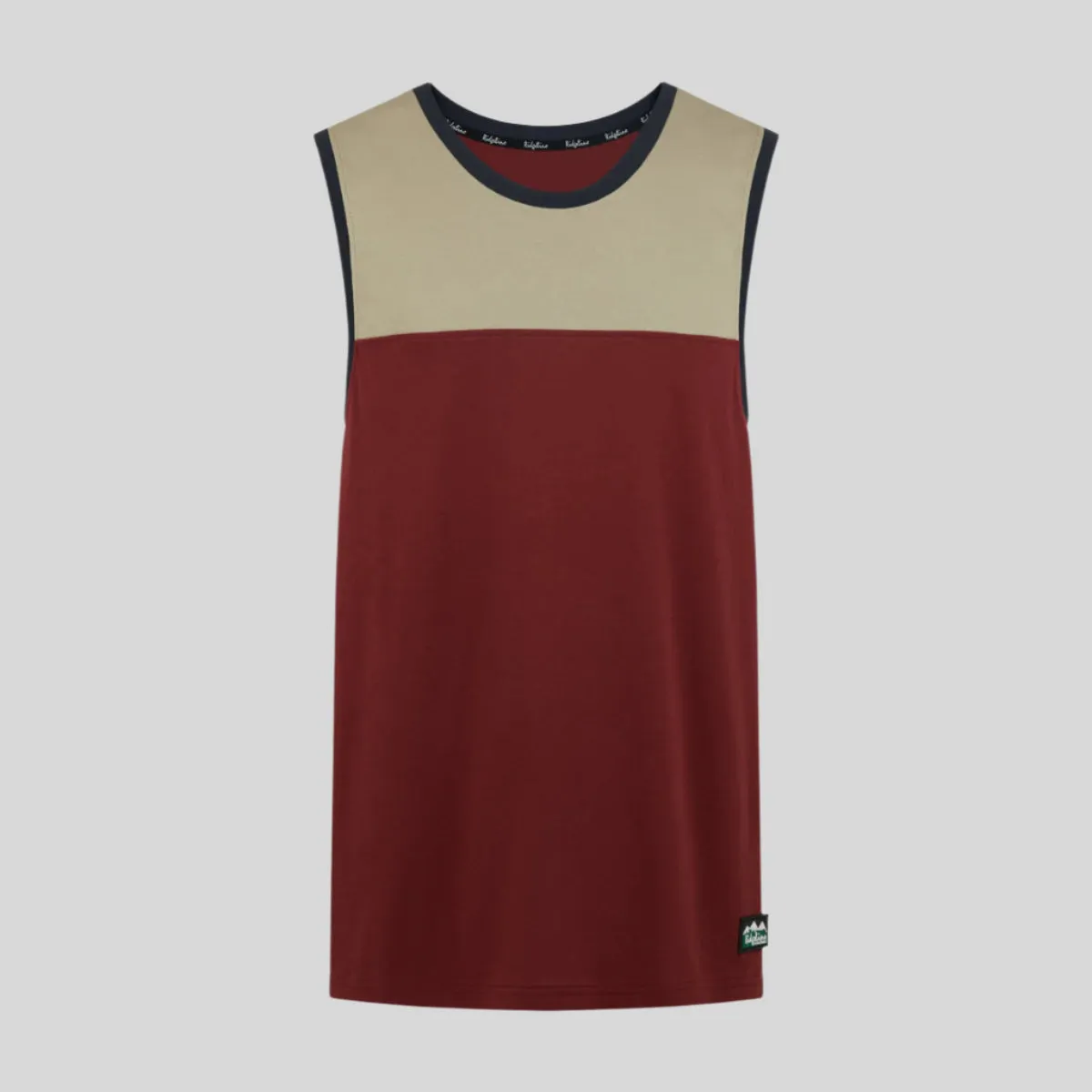 Backslider Singlet Top Rhubarb Multi LowProfileDesign EcoFriendlyMaterial