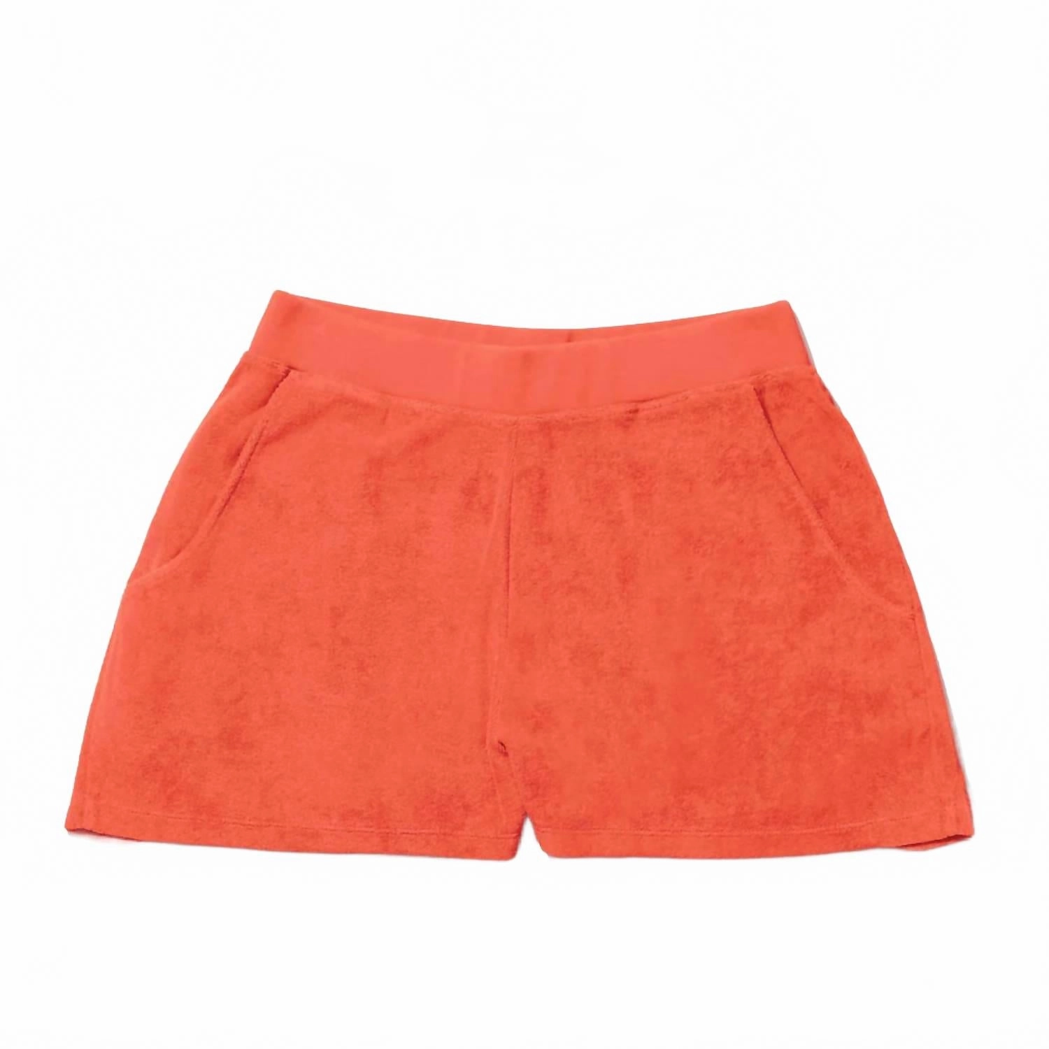Reinforced Stress Points Terry Venus Short In Poppy