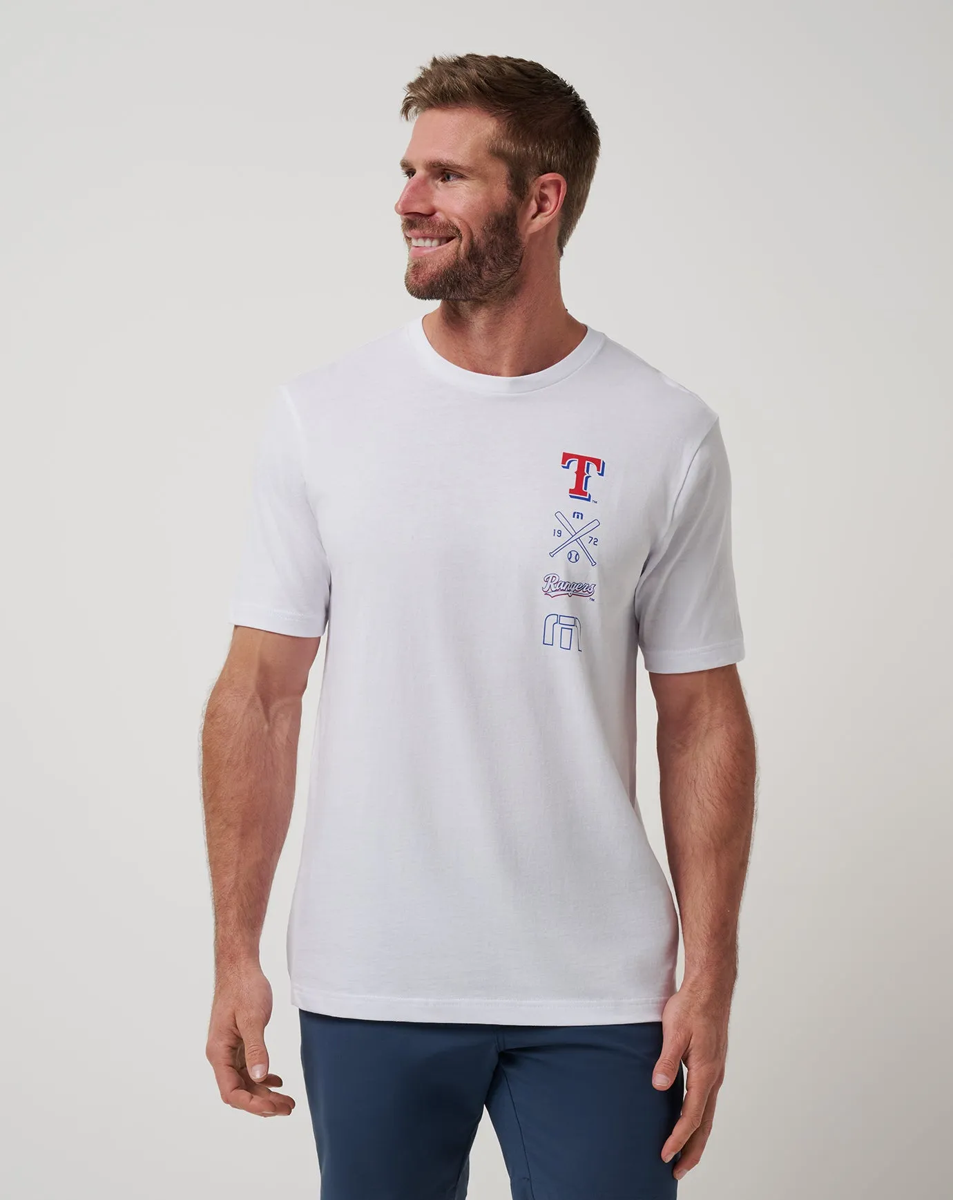 Comfy Look Non Restrictive Cut Texas Rangers Sunset Slam 2.0 Tee