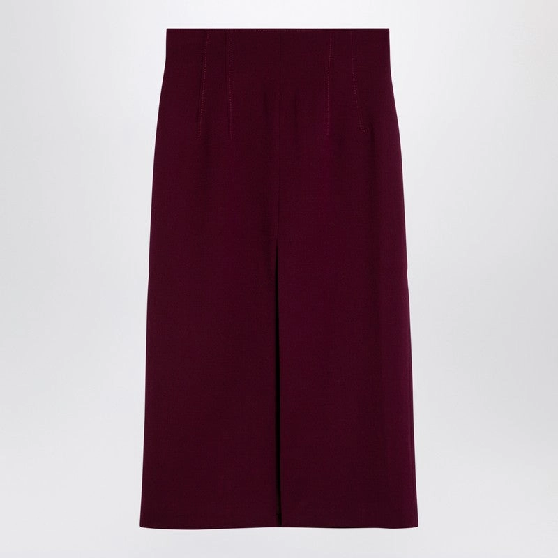 Office Appropriate The Andamane Women's Stephanie Wool-Blend Midi Skirt